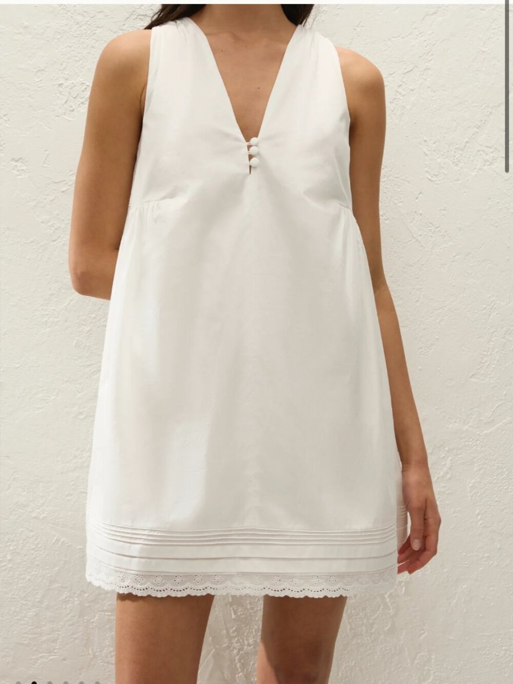Faithfull Dion Mini Dress Fiore Lace White - Picture 5 of 5